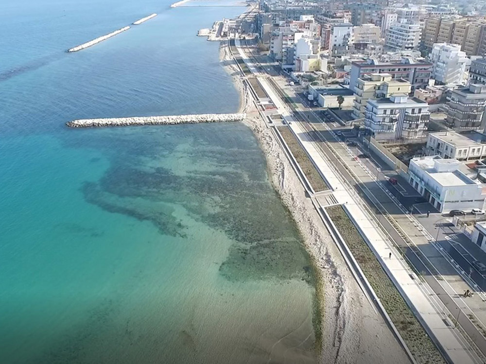 Riqualificazione del fronte mare del litorale di San Girolamo Fesca